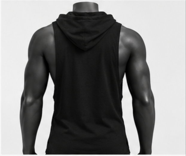 Waistcoat Vest Hipster Sportsman Summer Hooded Gym