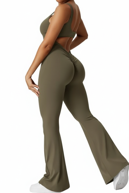 Khaki jumpsuit